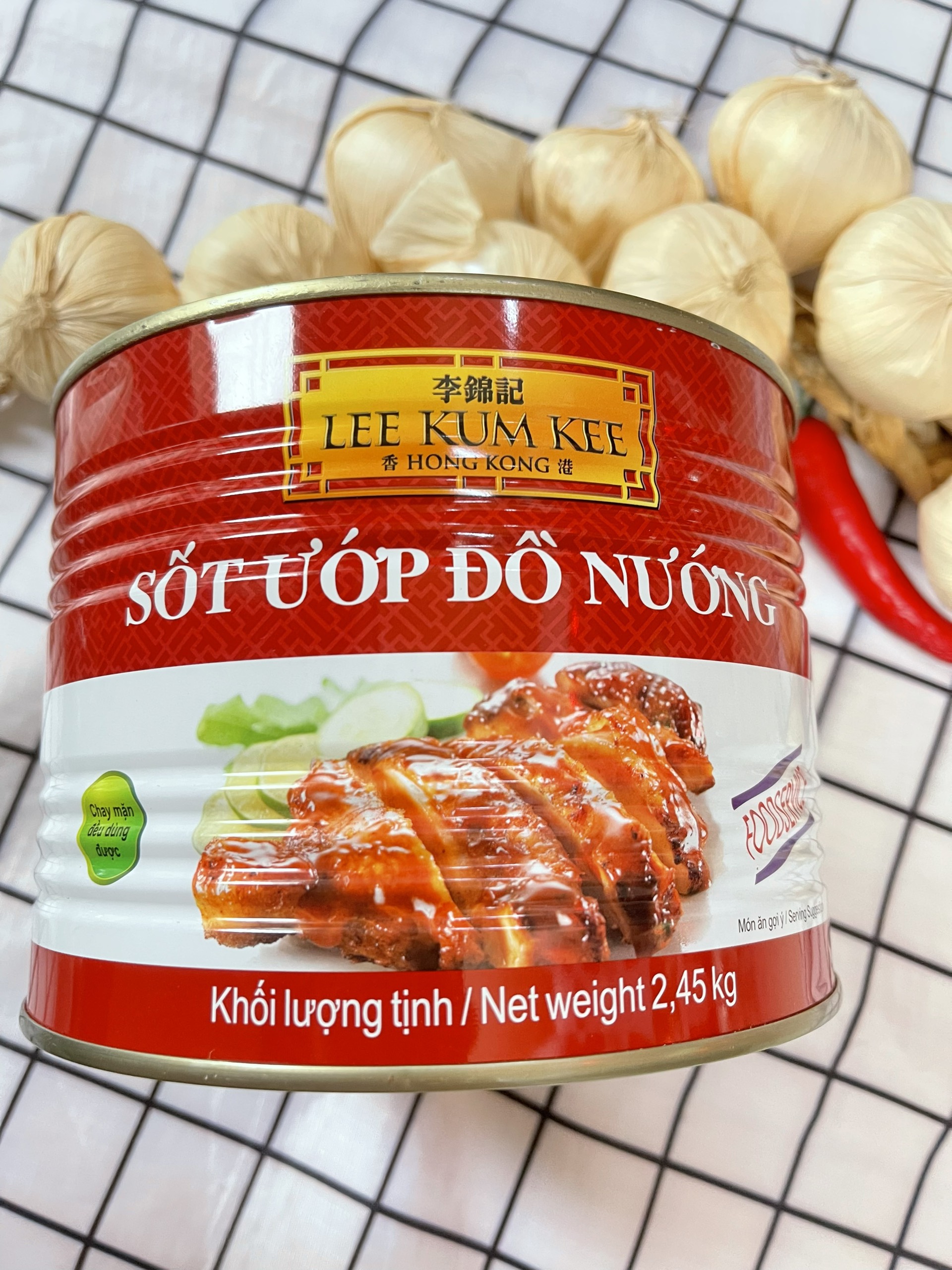 Sốt ướp đồ nướng lee kum kee 2.45kg