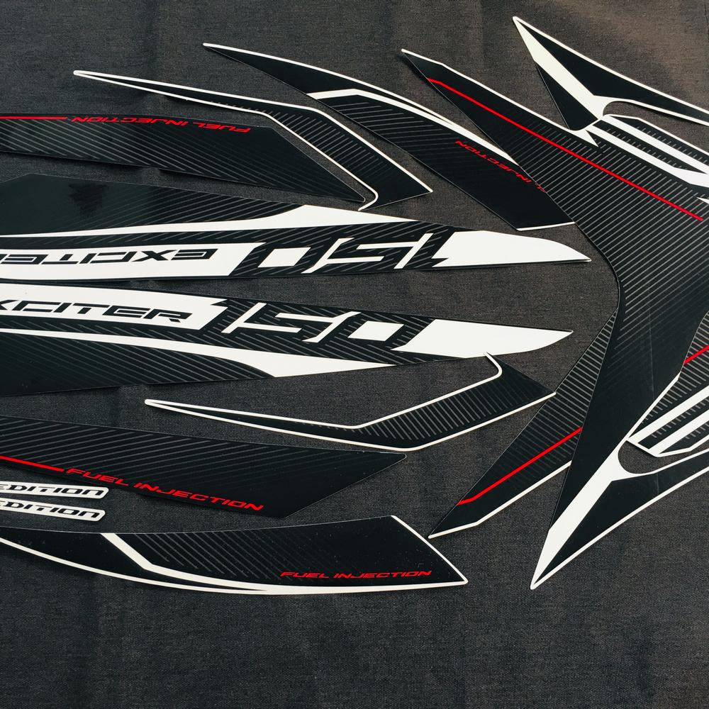 BỘ TEM DÁN XE MÁY YAMAHA EXCITER 150CC RC EDITION ĐEN ZIN LOẠI 1 KHÔNG ĐẸP NHƯ HÌNH HOÀN TIỀN