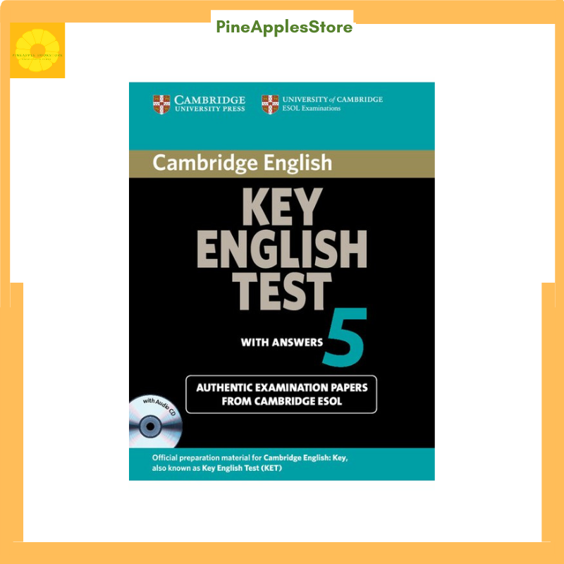 Bộ sách Cambridge Key English Test KET 1-7, file nghe được gửi qua mail
