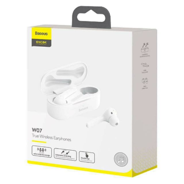 Tai nghe bluetooth Baseus encok w07 tws mới nhất bảo hành 3 tháng đa dạng mẫu mã chất lượng sản phẩm đảm bảo và cam kết hàng đúng như mô tả