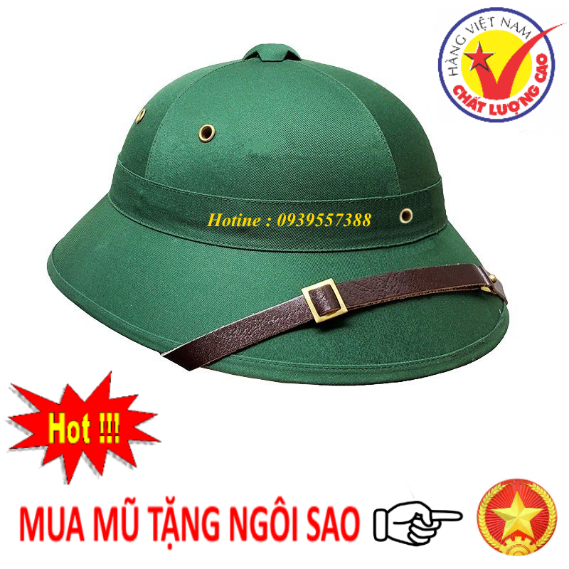 MŨ , NÓN CỐI BỒ ĐỘI , MŨ BẢO HỘ LAO ĐỘNG ( TẶNG NGÔI SAO )