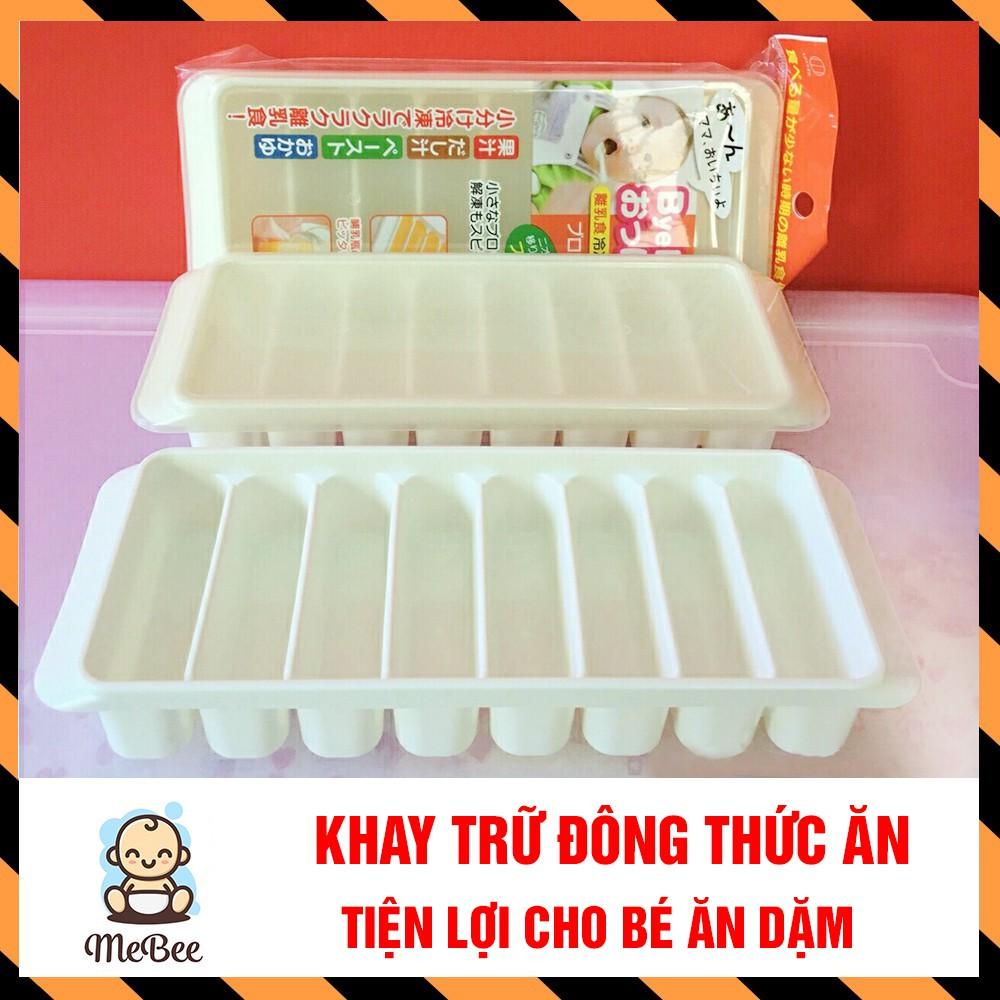 Khay trữ đông thức ăn dặm có nắp KOKUBO- Hàng Nhật tiện lợi cho bé SHOPMEBEE
