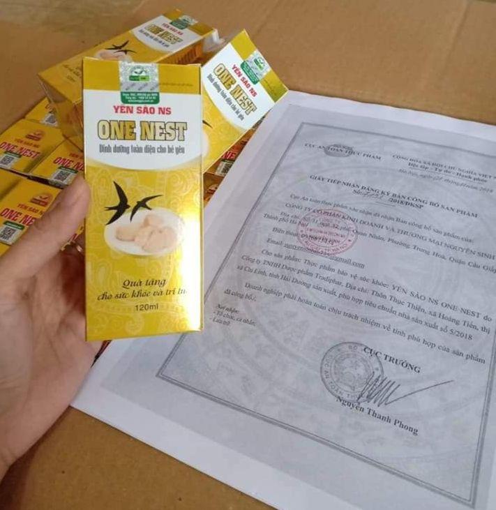 combo 5 siro yến sào one nest