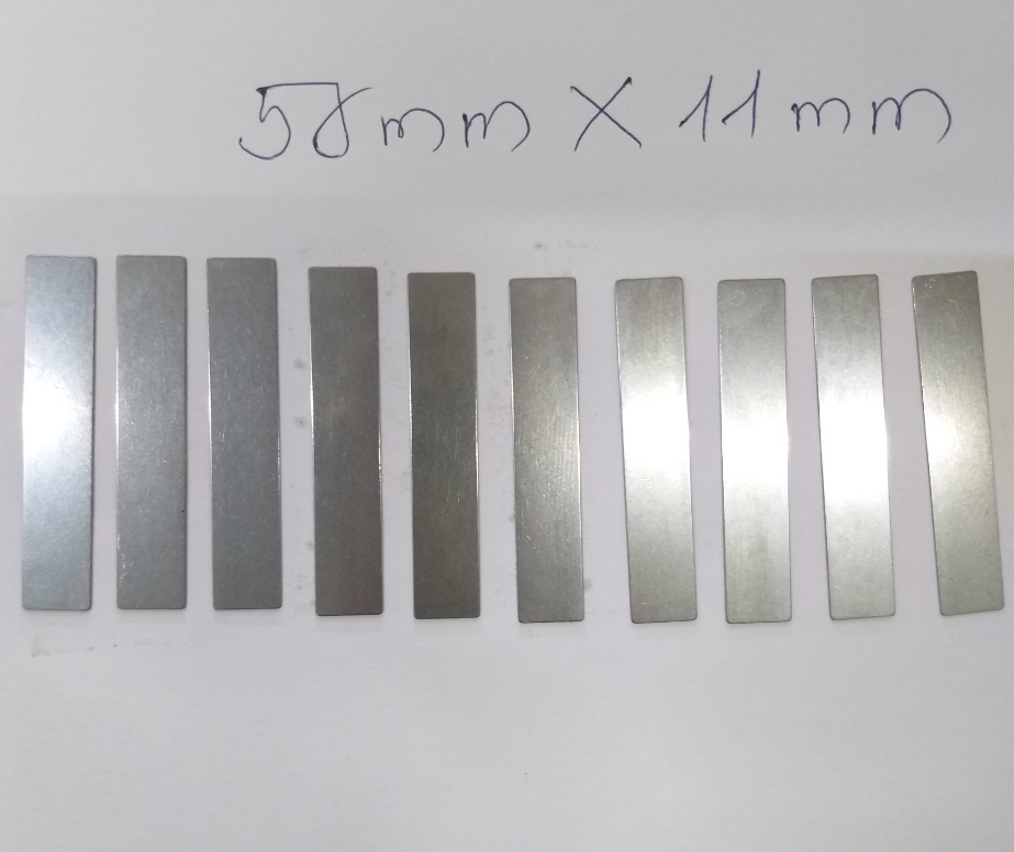 (Giá sỉ) 30 lá mía máy nén khí kích thước 11mm X 57mm/ Lá thép máy nén khí