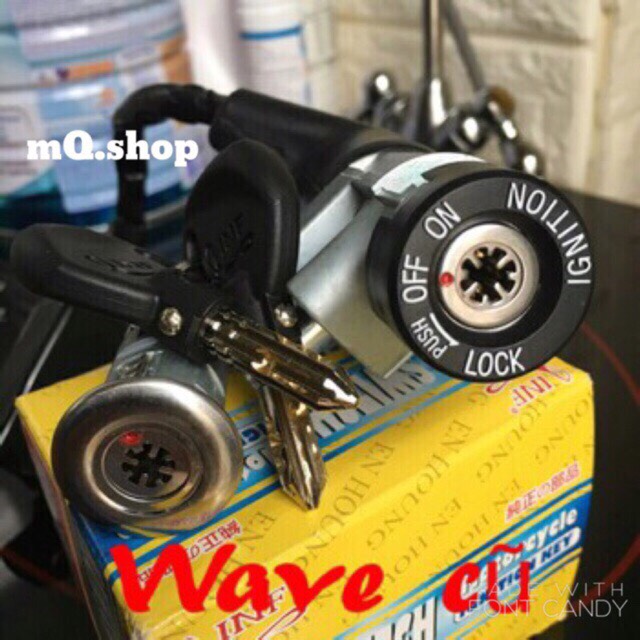 Bộ ổ khoá xe wave nhỏ 2006 trở về trước