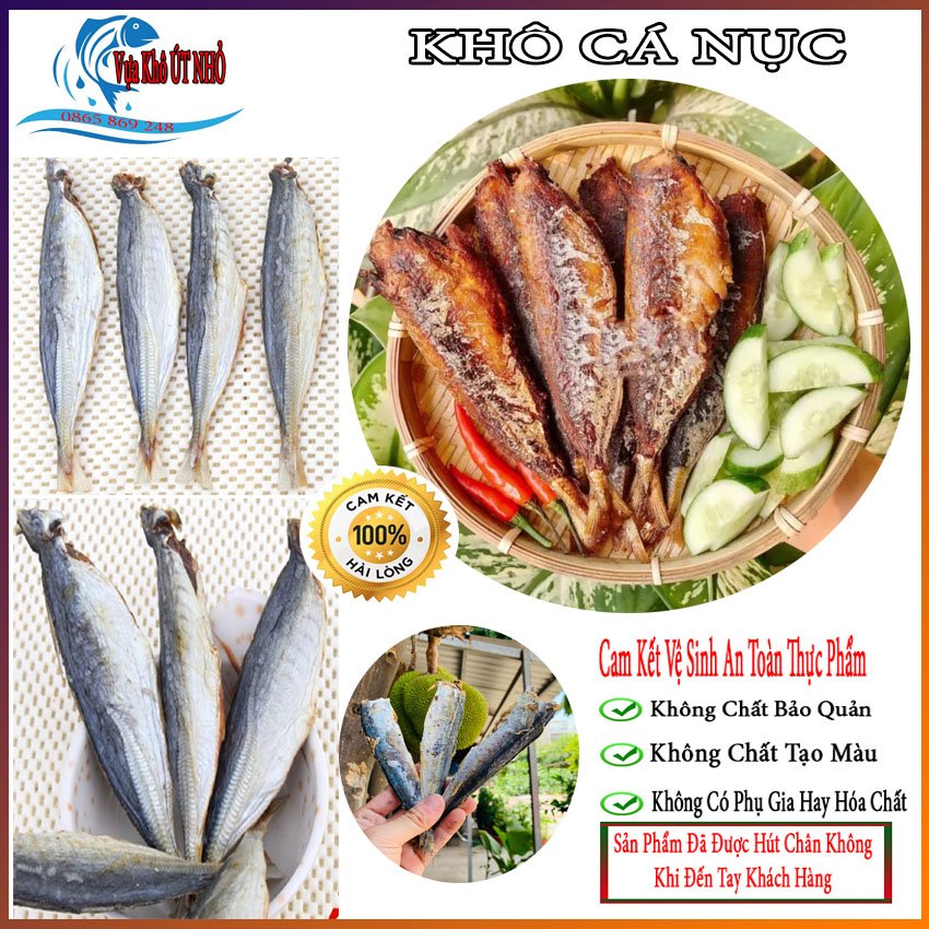 [HCM][HÀNG MỚI VỀ] Kho cá nục Khô cá Nục không đầu đặc sản  Cà Mau thịt săn chắc thơm ngon giàu dinh dưỡng- Túi hút chân không 500gram Uy Tín Chất Lượng Tại Vựa Khô ÚT NHỎ.