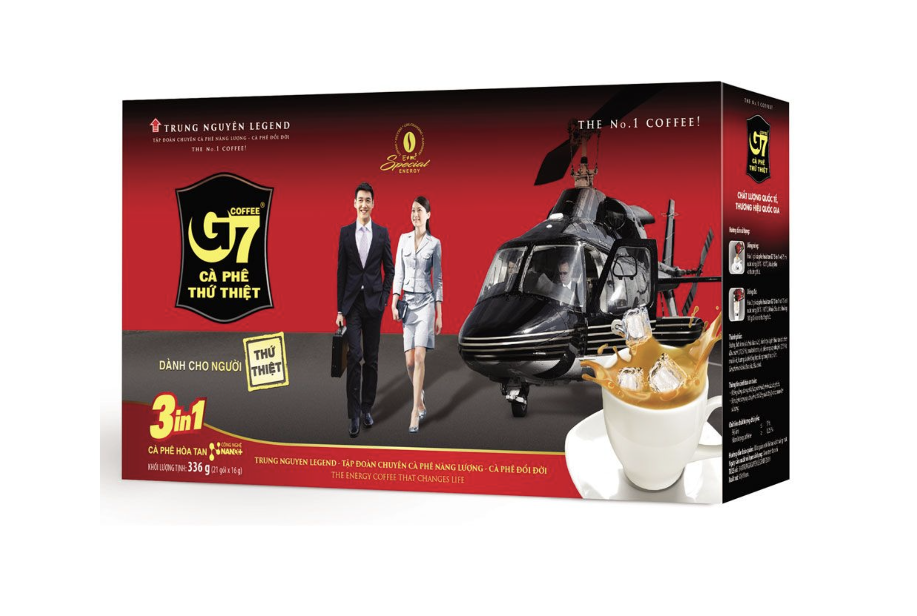 Cafe G7 giá sỉ 3in1 hộp 21 gói