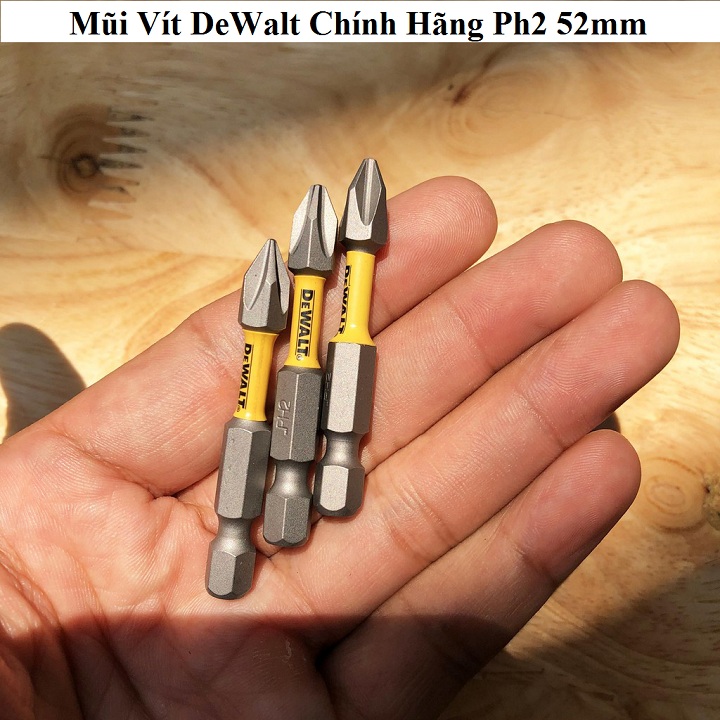 Mũi vít dewalt chính hãng ph2 52mm hàng xịn có từ