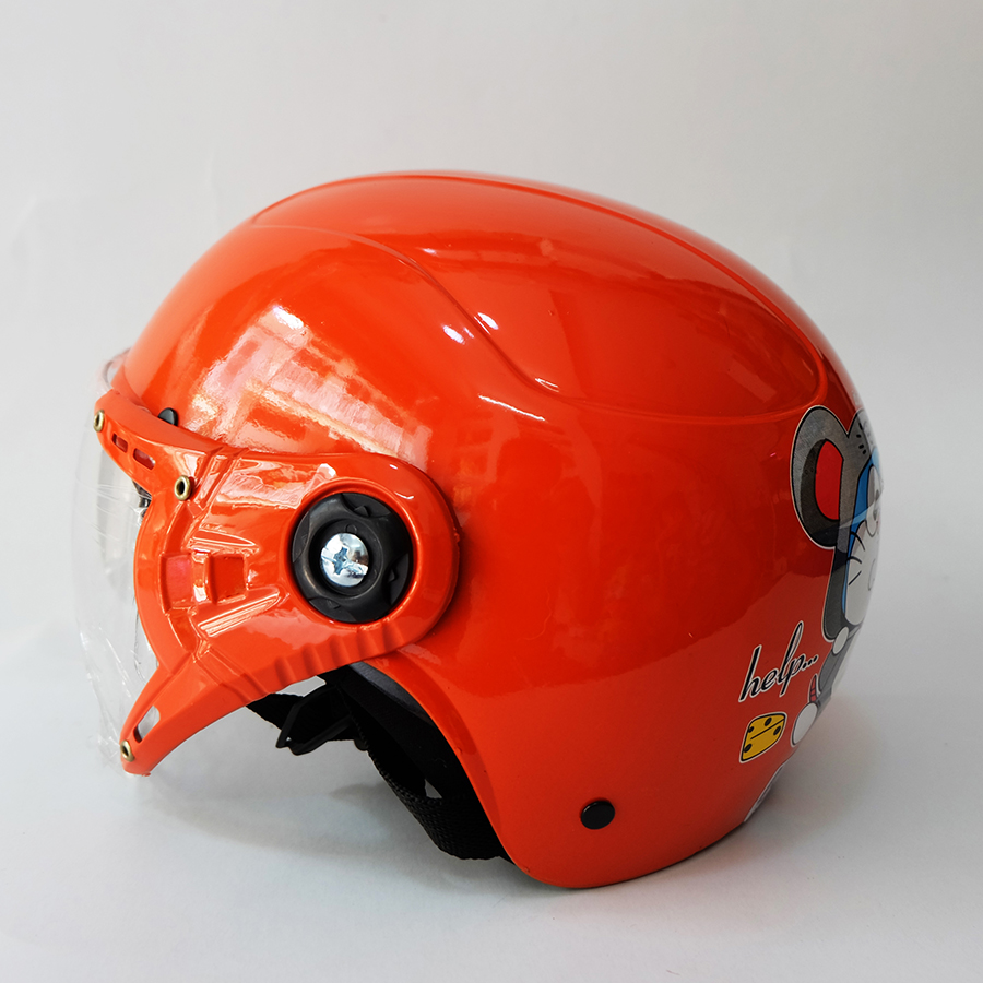 [HCM]MŨ BẢO HIỂM TRẺ EM CÓ KÍNH NHƯ HÌNH-7 MÀU (4-9T)