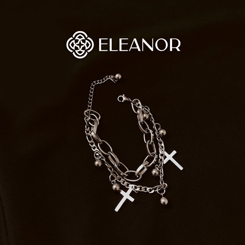 ♀◎  Vòng tay nữ cá tính Eleanor Accessories lắc tay mắt xích phụ kiện trang sức thời trang phá cách
