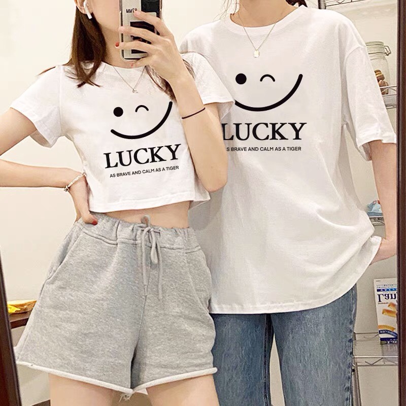 Áo đôi crt + áo phông Lucky