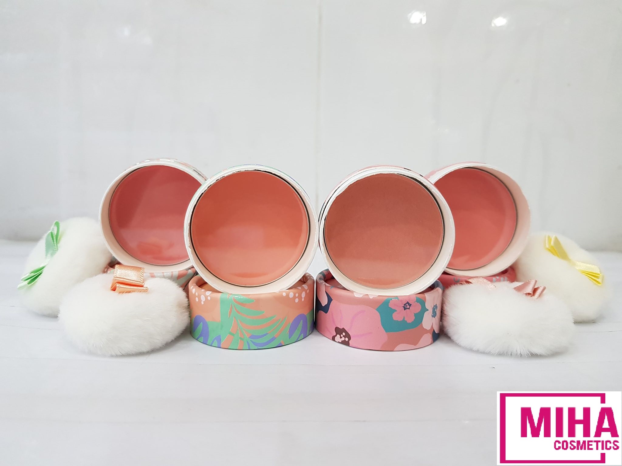 Phấn má hồng dạng nén the face shop pastel cushion blusher 6g