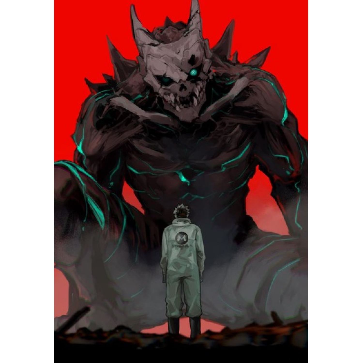 Poster dán tường monster 8