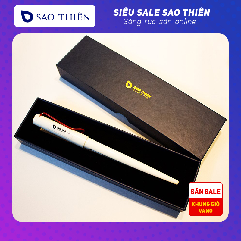 Bút mực Sao Thiên S005 Plus ngòi kim tinh lá tre, Bút luyện chữ đẹp nét thanh đậm - Penpro