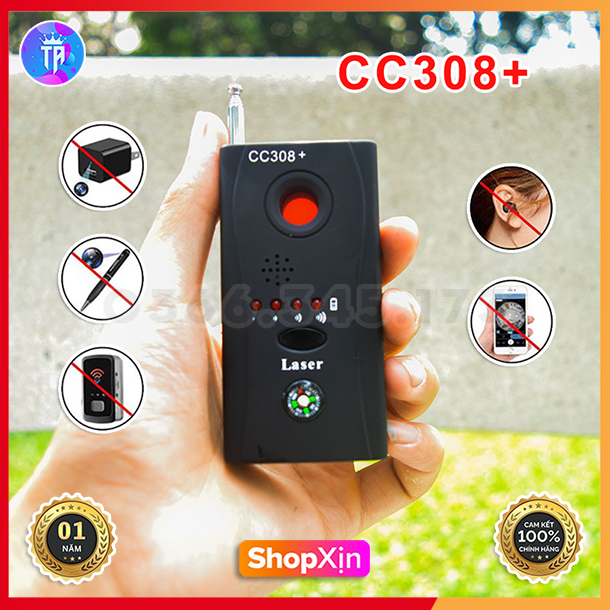 Máy dò tìm thiết bị định vị gps | camera | ghi âm trộm cc308+ thông minh - bảo vệ sự riêng tư của bạn ở bất cứ đâu