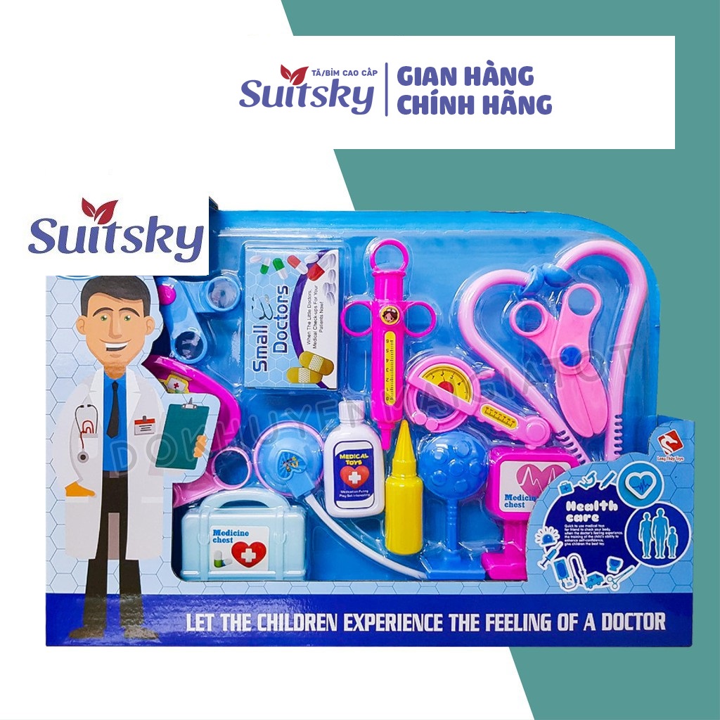 Gift - Hàng tặng không bán Bộ đồ chơi bác sĩ - Bé tập khám bệnh Suitsky