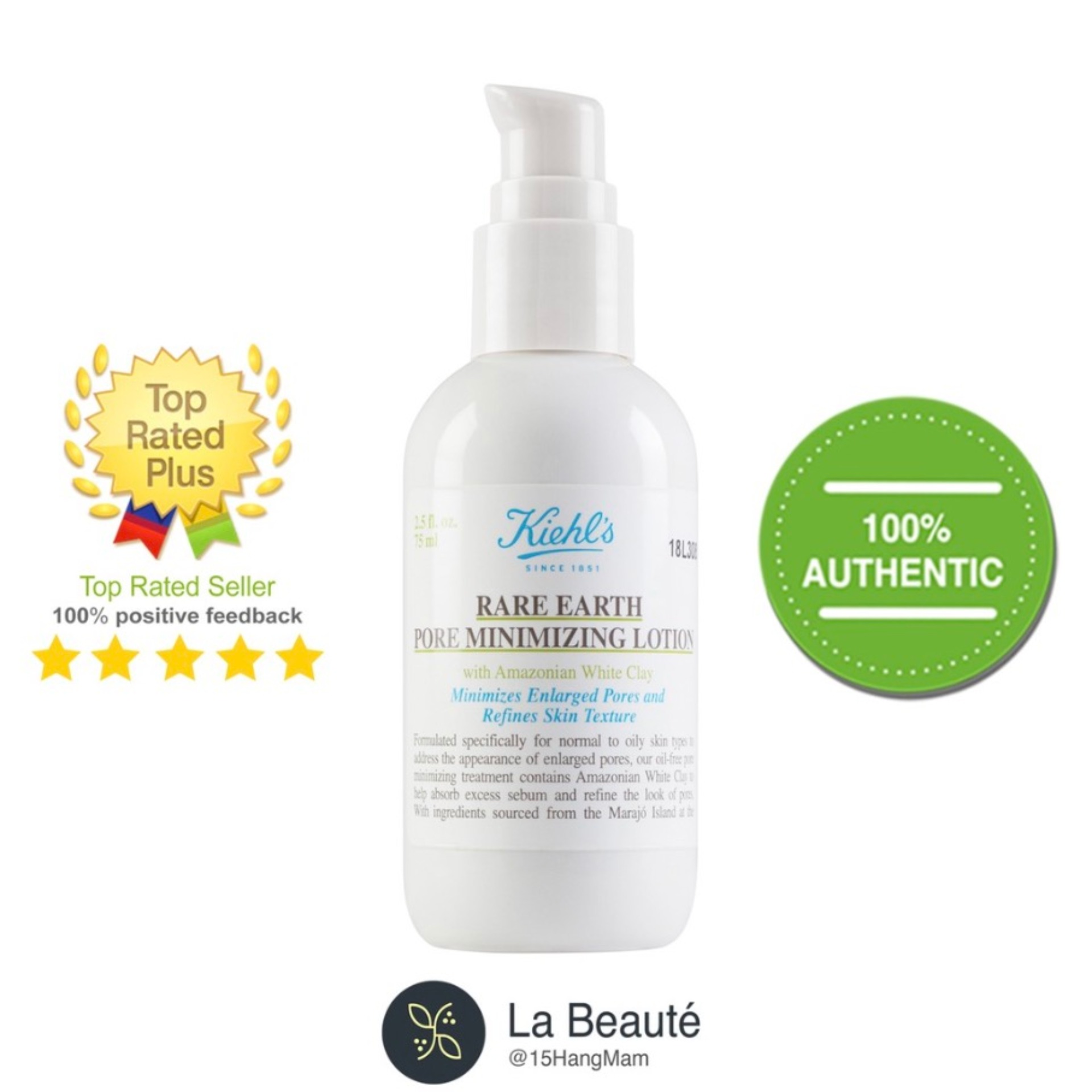 Kiehl's Rare Earth Deep Pore Minimizing Lotion - Sữa Dưỡng Cho Da Dầu