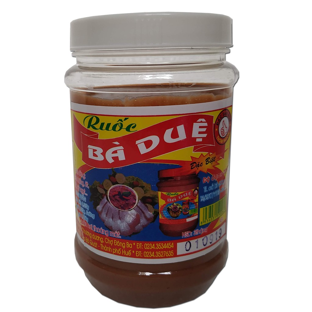 [Loại 1] Mắm ruốc Huế cao cấp Bà Duệ 500gr - Đặc sản Huế