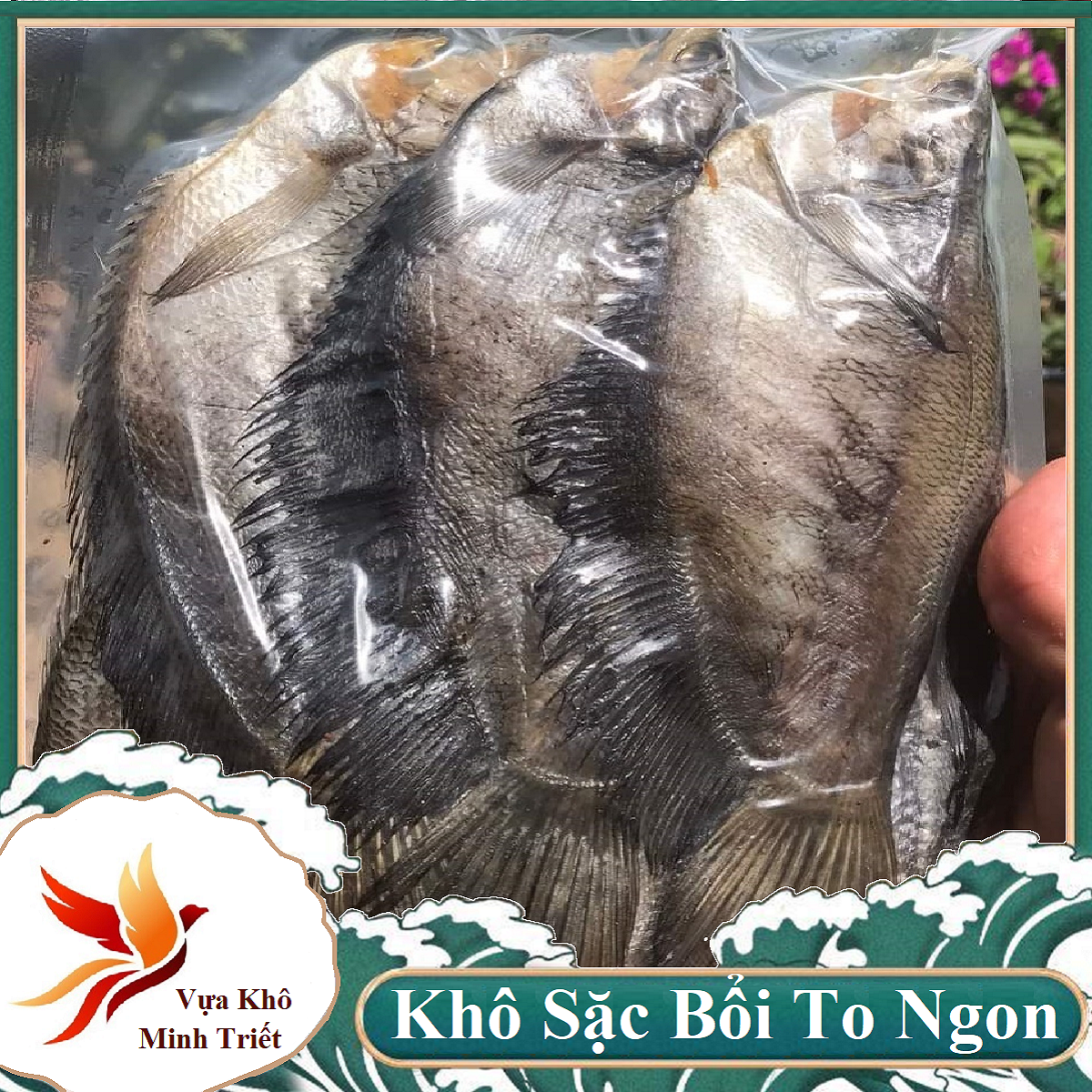 1 KG KHÔ CÁ SẠC CÁ BỎI LOẠI NGON CÀ MAU-chế biến thành nhiều món ngon hấp dẫn hao cơm- Vựa Khô Minh Triết
