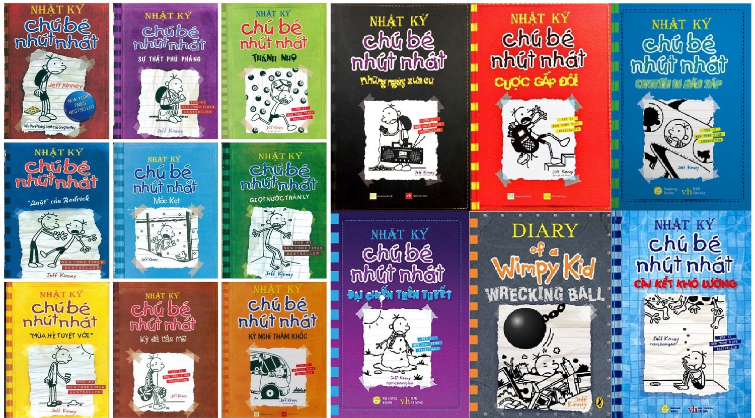 Nguyetlinhbook - combo sách: nhật ký chú bé nhút nhát - nxb văn học.