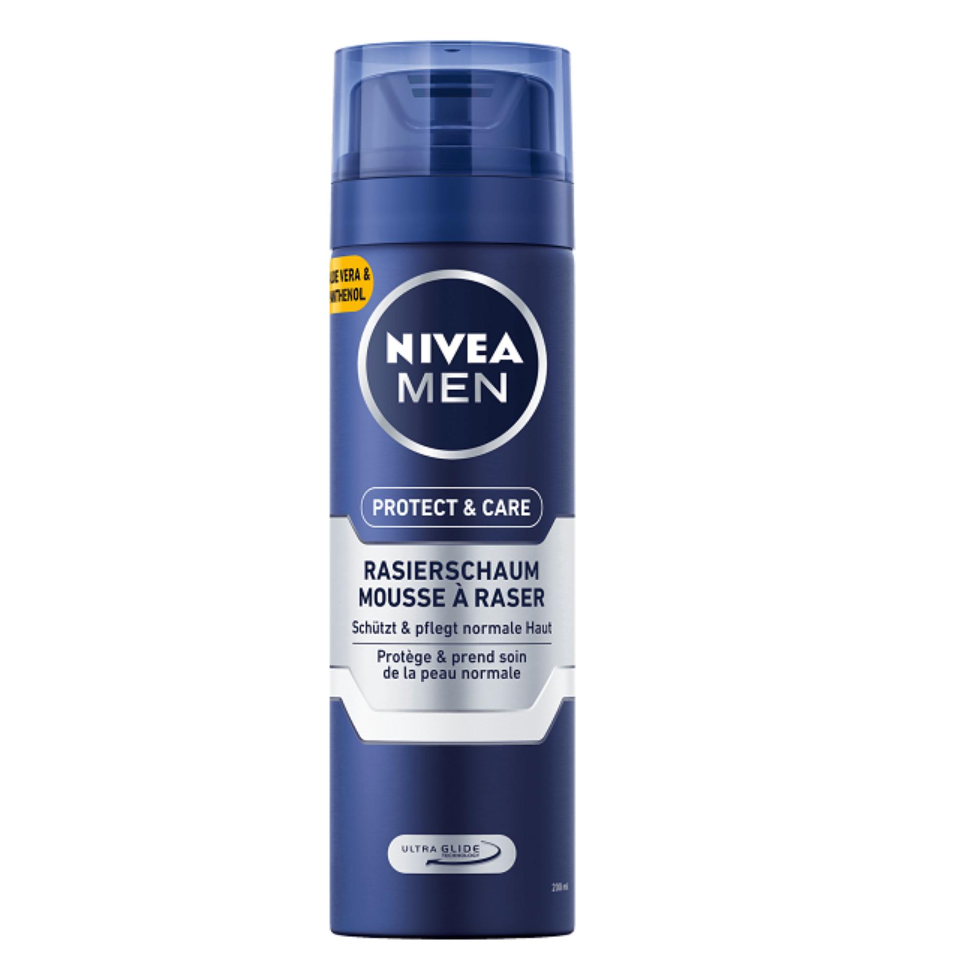 Bọt cạo râu NIVEA MEN Rasierschaum Mousse 200ml - Đức