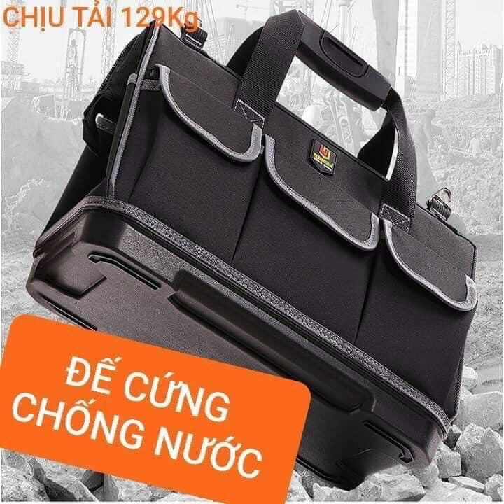 Túi đựng đồ nghề 20 inch, Túi kĩ thuật siêu bền có đế nhựa cứng chống nước, Túi dành cho thợ kĩ thuật thi công hàng chuẩn xịn chống nước