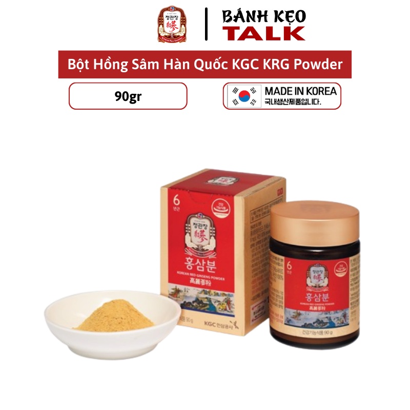 Bột hồng sâm hàn quốc kgc 90g - korean red ginseng powder 90g
