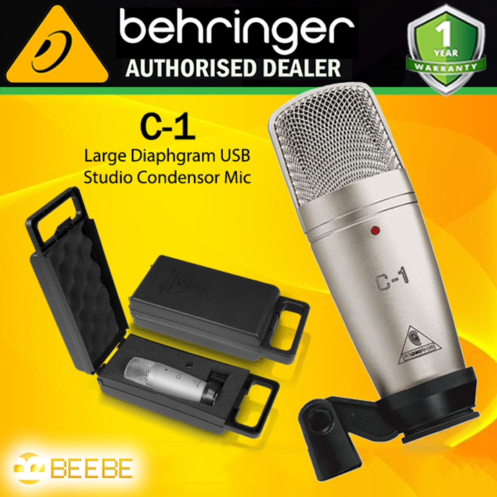 Micro thu âm condenser 48v behringer c-1