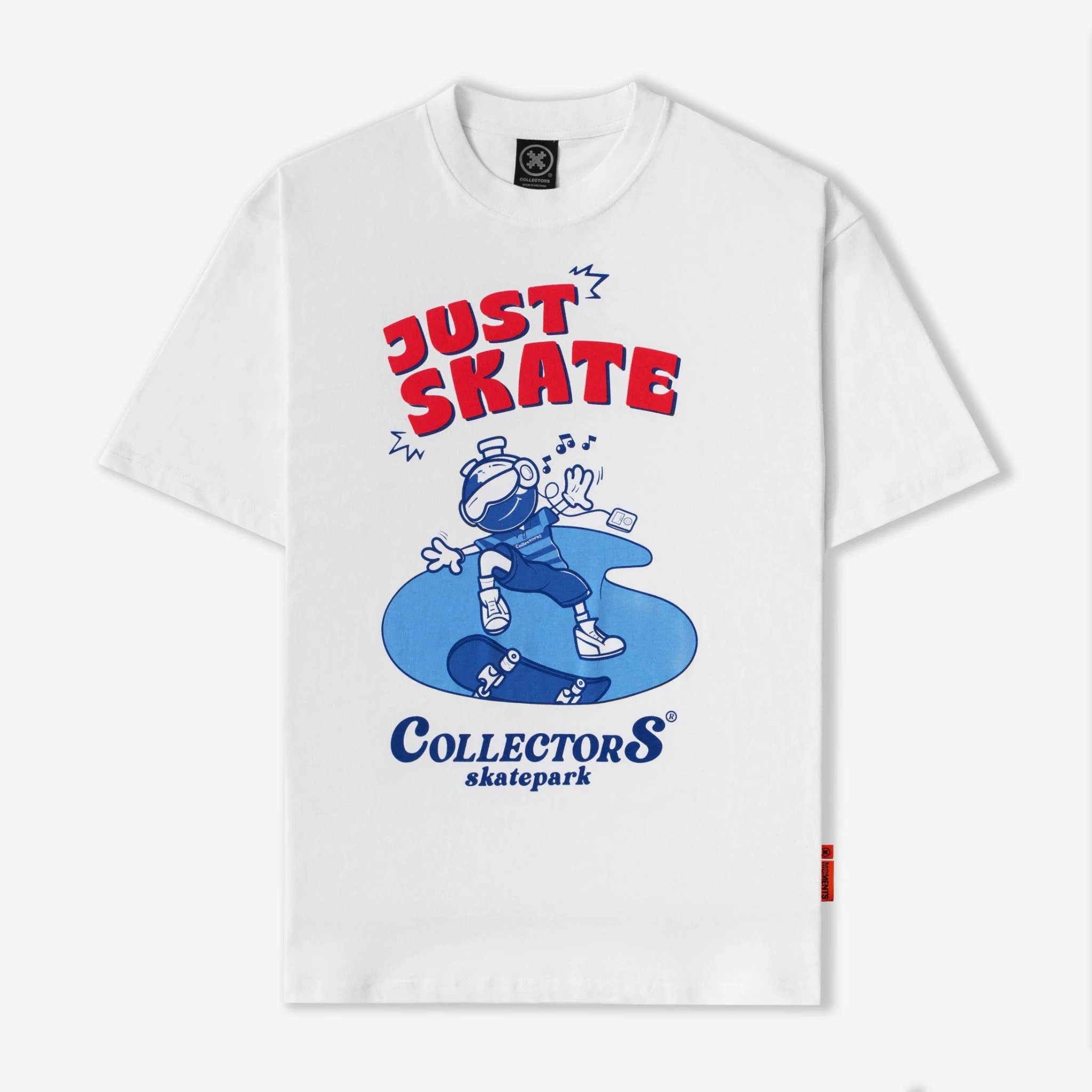 Áo Thun Trắng Collectors "Skater"