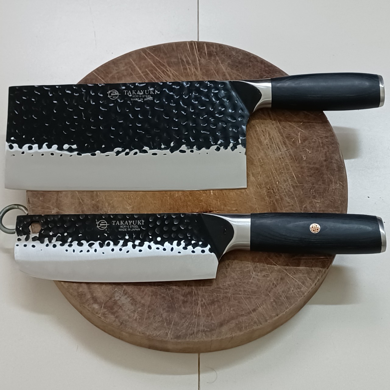 Cặp dao chặt gà vịt, thái rau thịt sắc lẹm. nội địa nhật