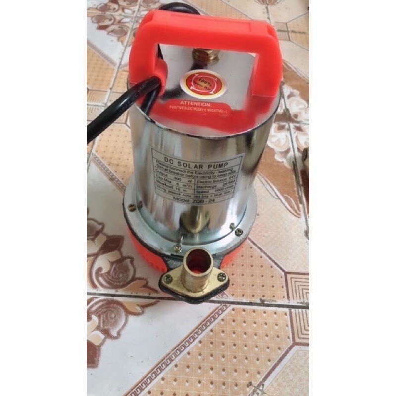 Máy bơm nước chìm 24V - máy bơm tõm 24V công suất lớn 300w