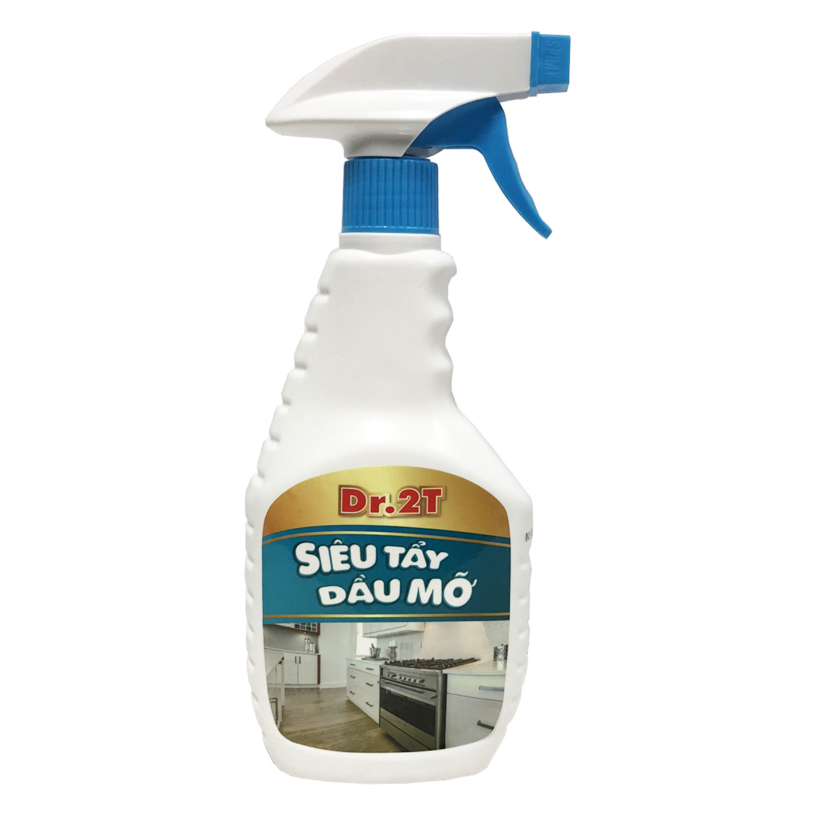 Siêu tẩy dầu mỡ, vệ sinh nhà bếp Dr.2T 500ml