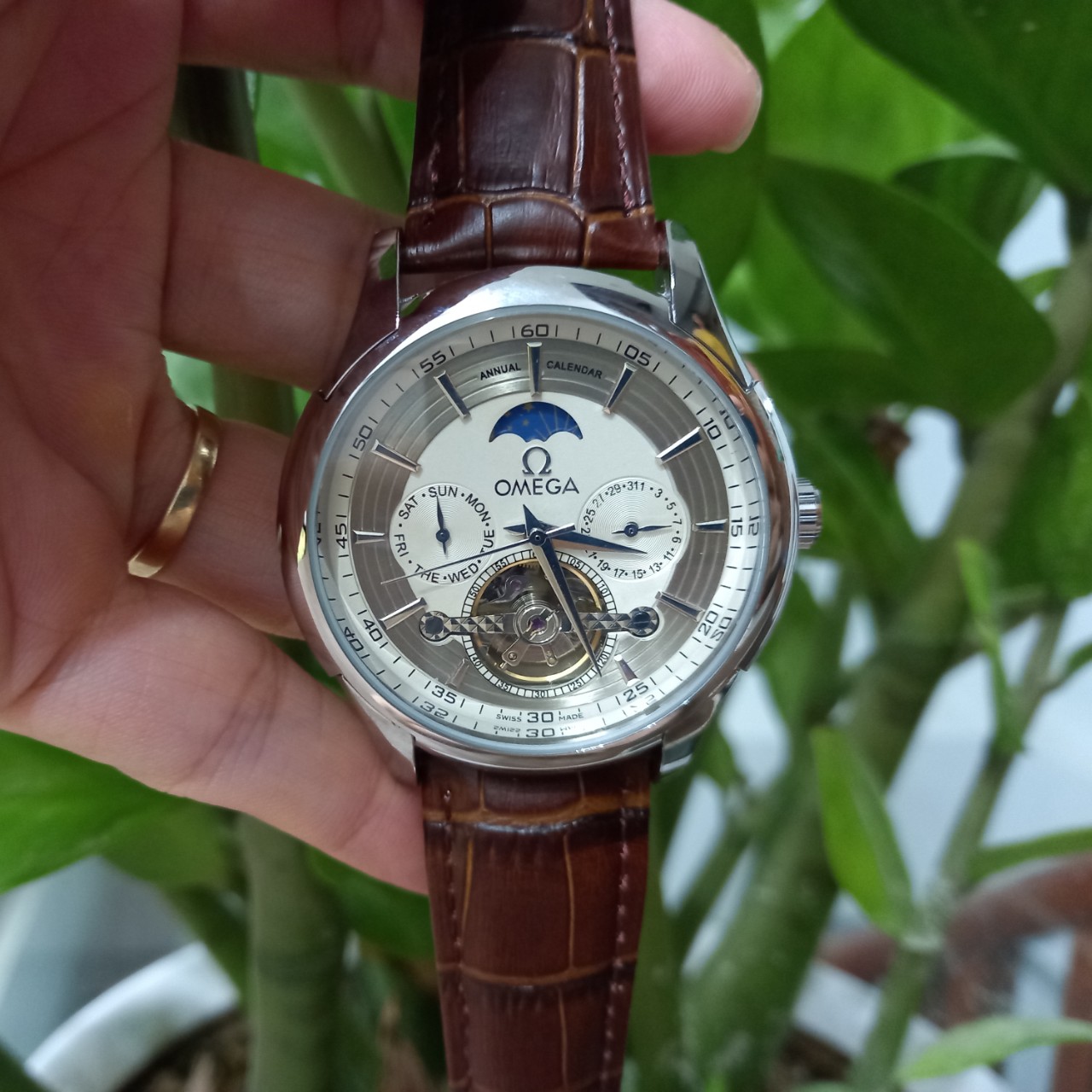 Đồng hồ nam - omg - máy cơ cao cấp