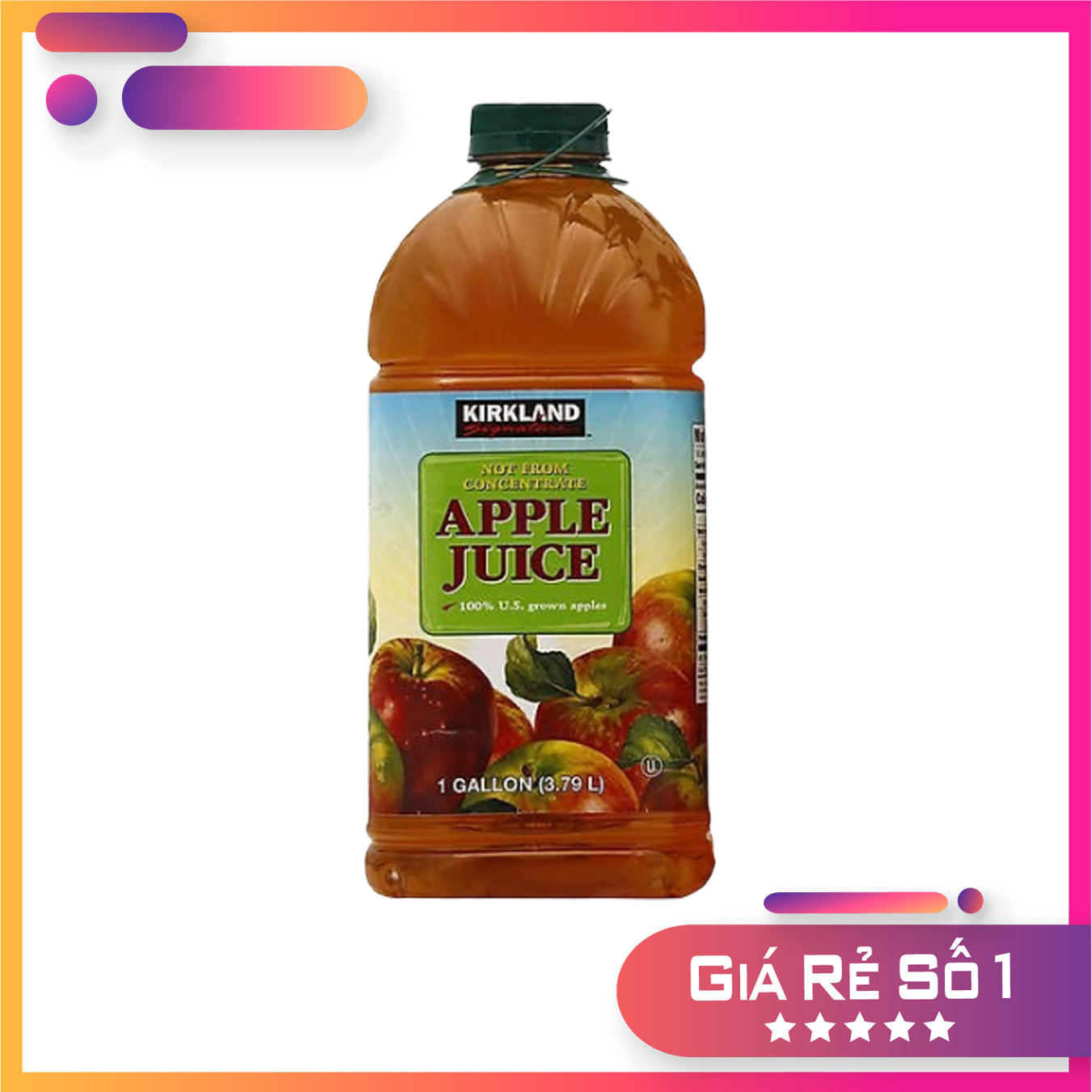 Nước ép táo đỏ kirkland cranberry juice 3.79l nk usa