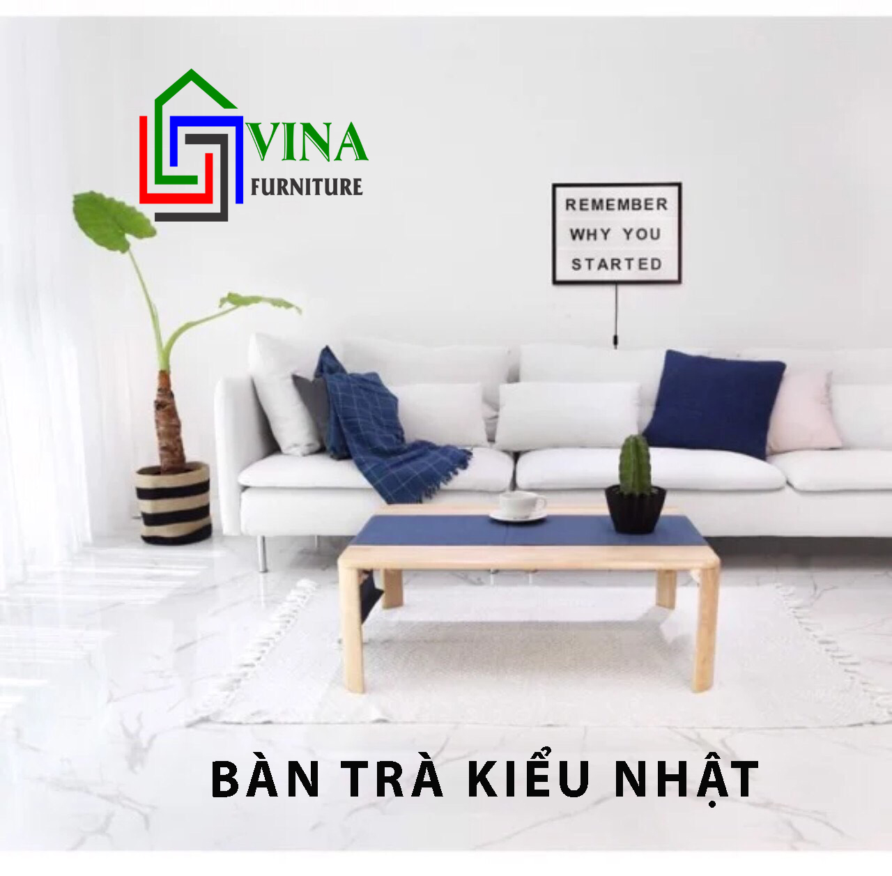 Bàn trà Nhật xếp gấp gọn gỗ tự nhiên 40x60 cm-hàng cao cấp-ViNa Furniture việt nam