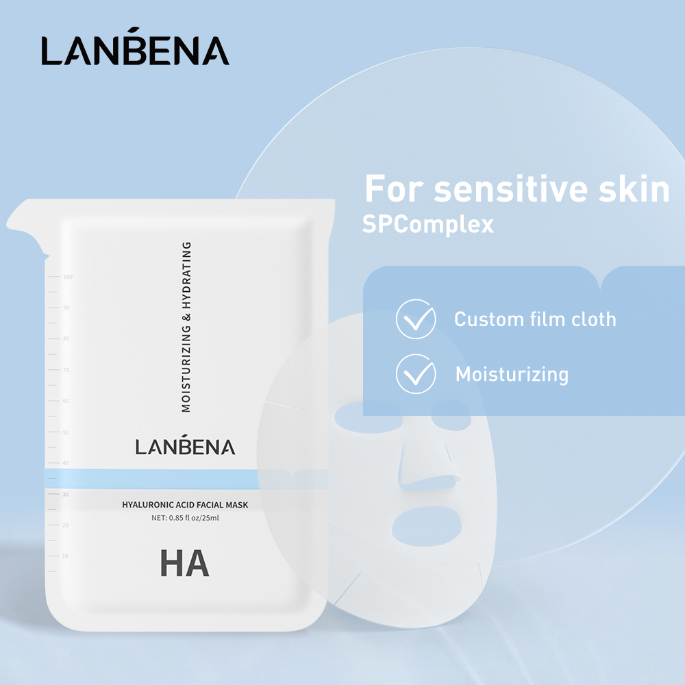 LANBENA mặt nạ dưỡng trắng tinh chất dưỡng ẩm chăm sóc da mặt ​25ml Facial Mask Hyaluronic Acid Niacinamide Serum Moisturizing Mask Skincare ​25ml