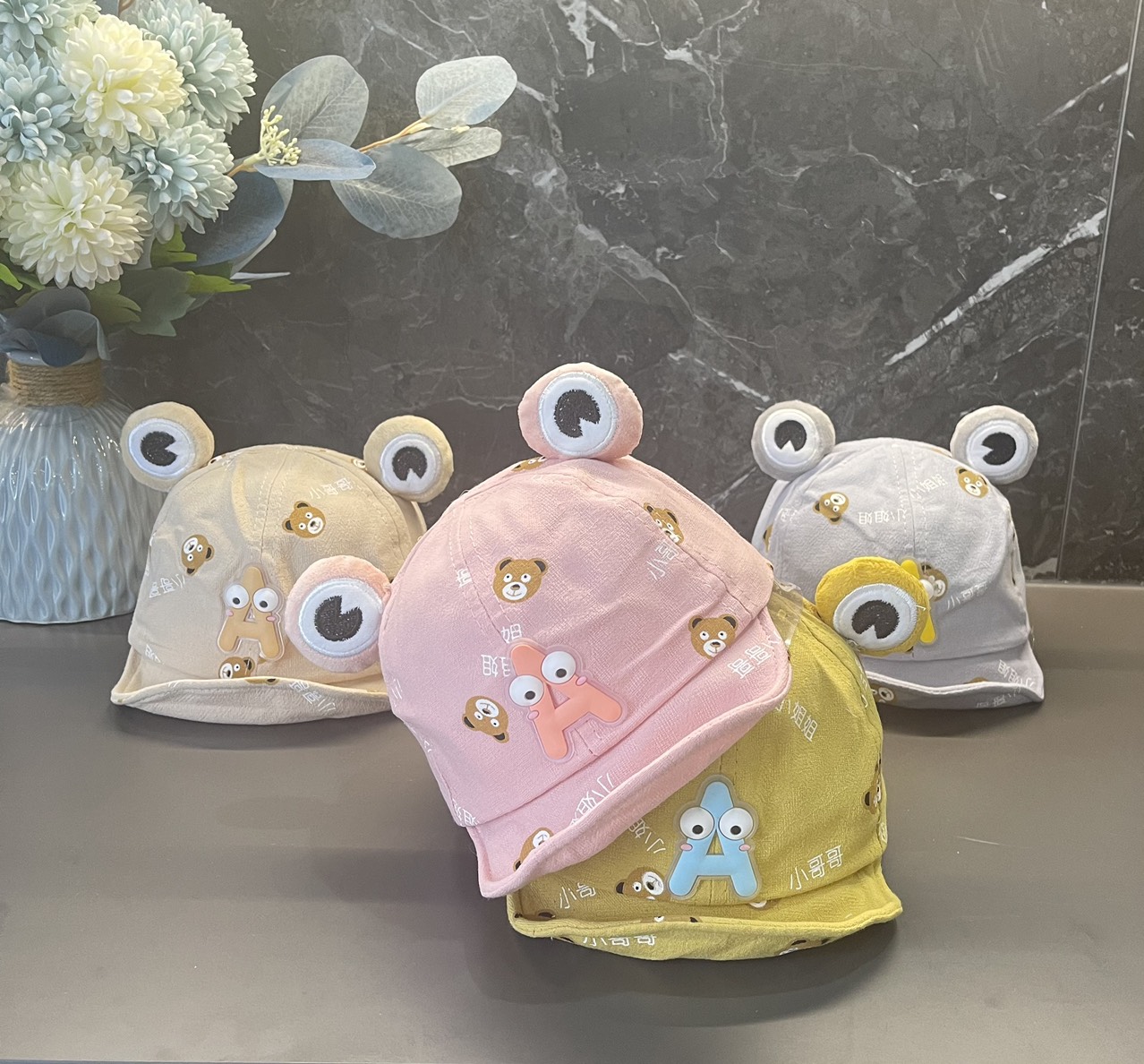 Mũ lưỡi trai hình con ếch dễ thương hàng Quảng Châu cho bé 4 tháng đến 2 tuổi