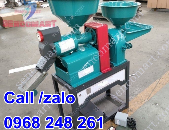 Máy xát gạo mini gia đình 2 chức năng, cải tiến 3KW