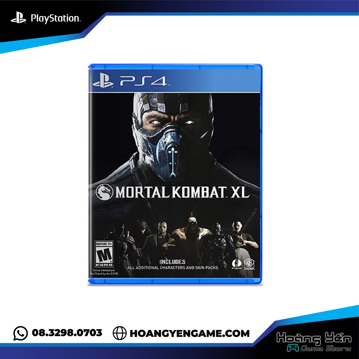 Đĩa game mortal kombat xl ps4