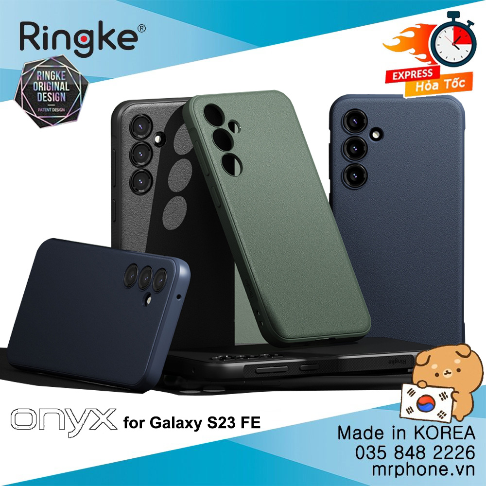 Ốp lưng galaxy s23 fe ringke onyx hàn quốc