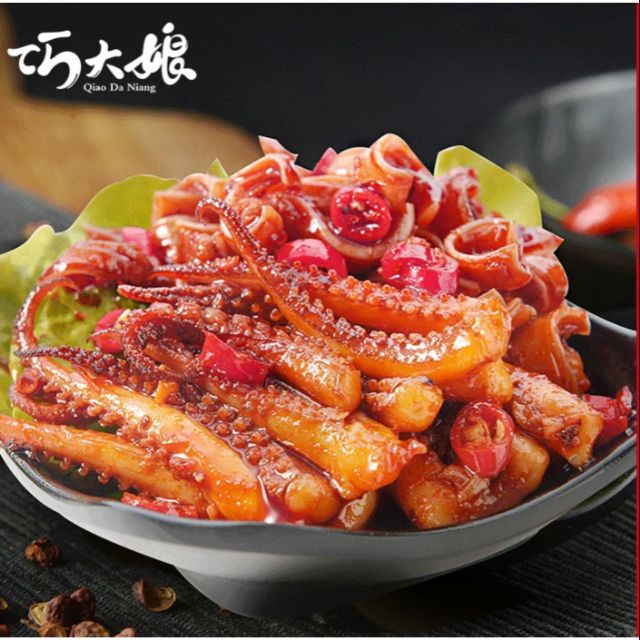 01 Gói Râu mực cay Tứ Xuyên - Đồ Ăn Vặt Nội Địa Trung - Đồ Ăn vặt HOT TIKTOK