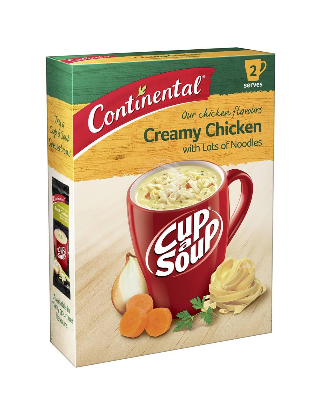 [Continental] Cup a Soup Creamy Chicken with Lots of Noodles