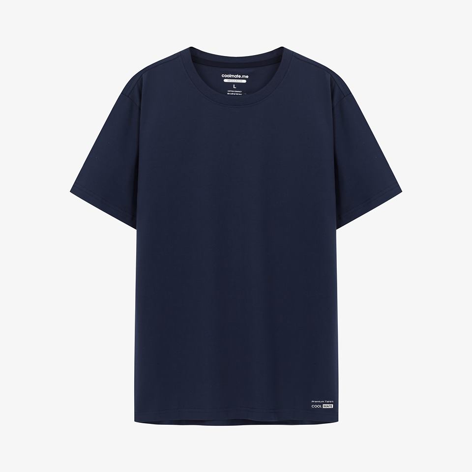 [CHỈ 0-2H 25.6 MUA 4 GIẢM 20%]Áo thun nam Cotton Compact ngắn tay phiên bản Premium chống nhăn, thoáng mát nhiều màu