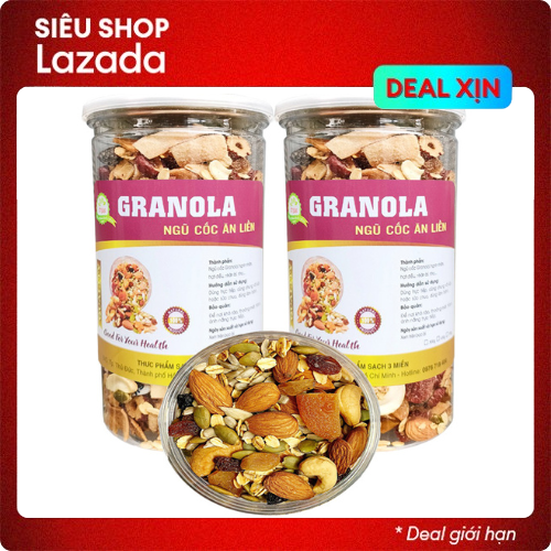 [Loại 1] GRANOLA Ngũ Cốc Siêu Hạt Cao Cấp Hiệu TPS