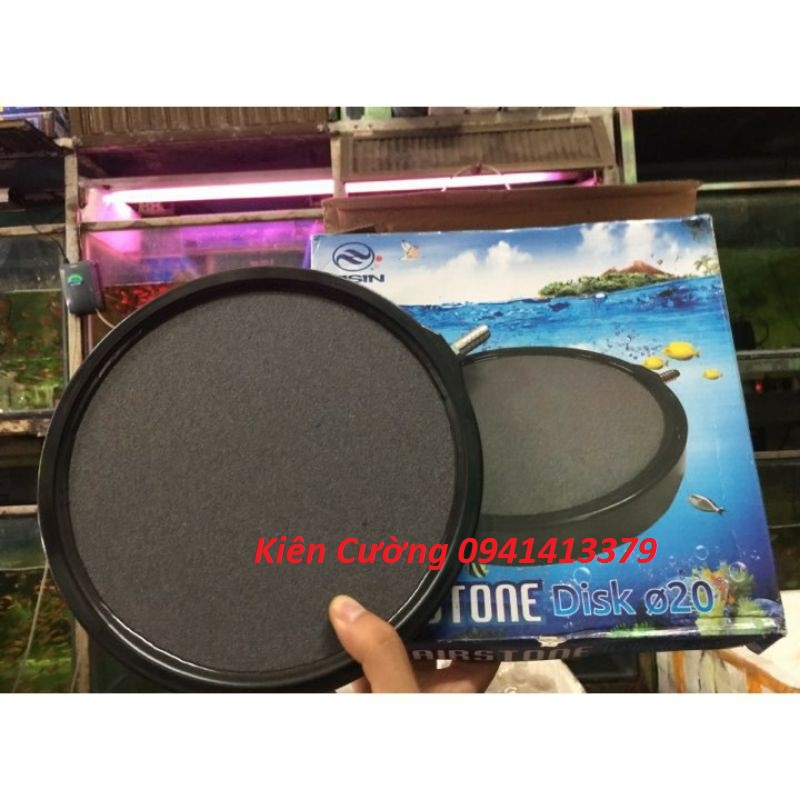 Đĩa sủi oxy siêu mịn loại tốt có viền 75mm-100mm cho bể cá cảnh