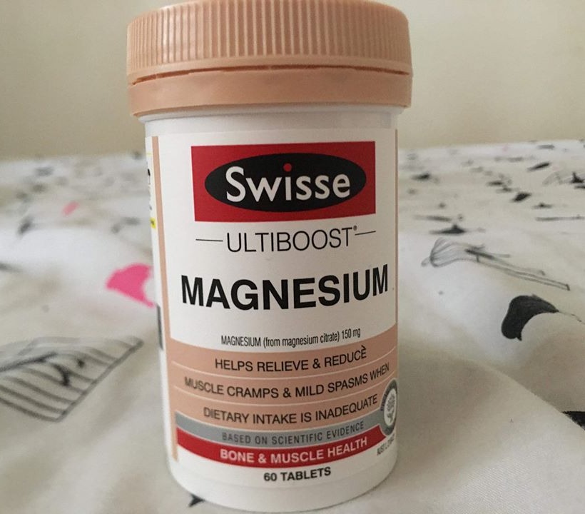 Swisse Ultiboost Magnesium lọ 60 viên hỗ trợ cơ và xương