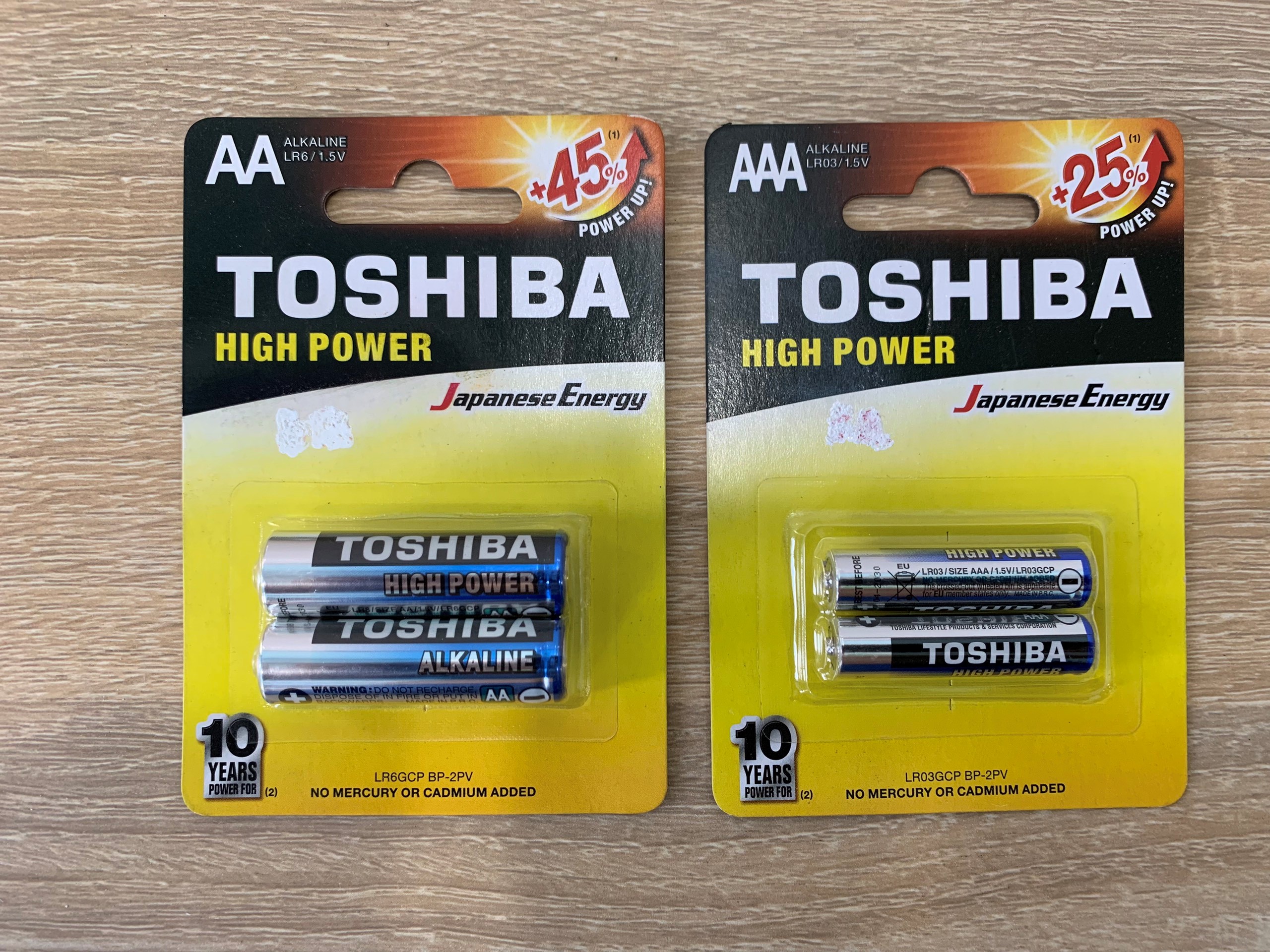Pin Toshiba Alkaline High Power 1.5V