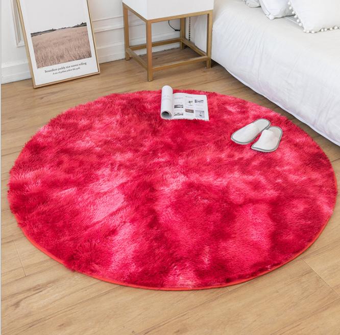 Thảm Lông Trải Sàn Hình Tròn Đường Kính 1 mét