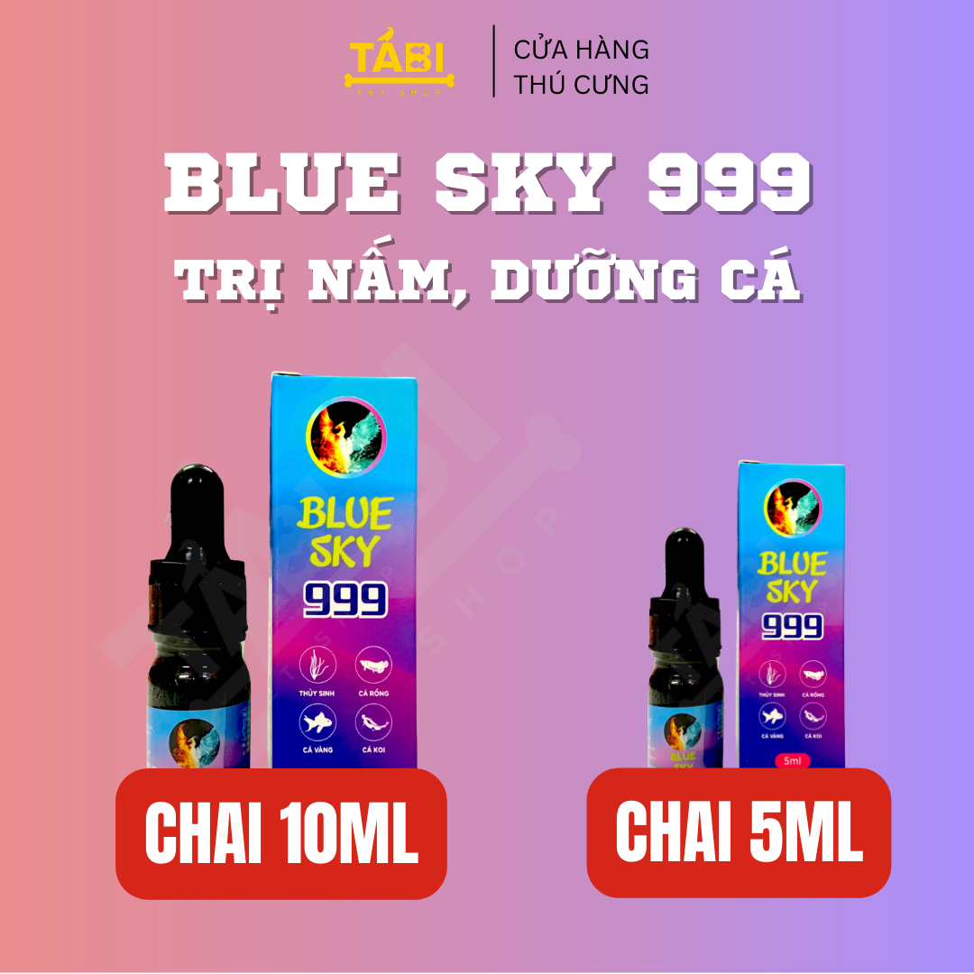 Blue Sky 999 & 9999 Chuyên Xử Lý Túm Lắc Nấm Cho Cá Cảnh Cá 7 Màu Cá Koi...