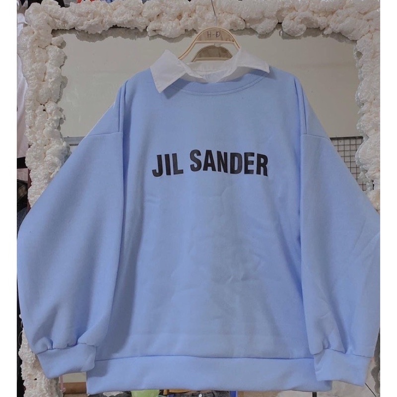[CÓ ẢNH THẬT]Áo Sweater JIL SANDER Chất Nỉ Dày Dặn Mịn Dày Dặn FREESIZE Form UNISEX Nam Nữ
